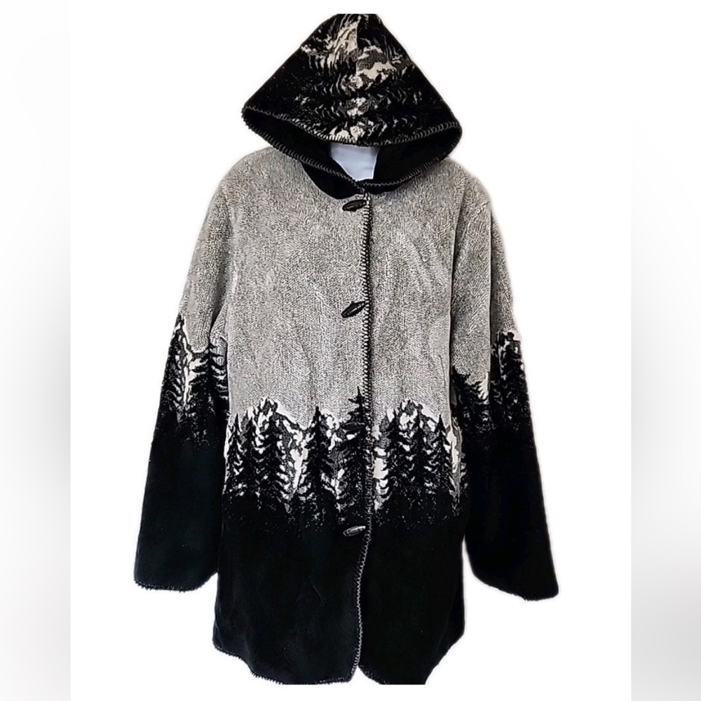 Alpine Studio reversible coat- Size Small